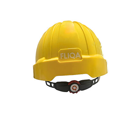 FLIQA HB100 Standart Baret (Kırmızı) – Dayanıklı Başlık + Kulak Tıkacı