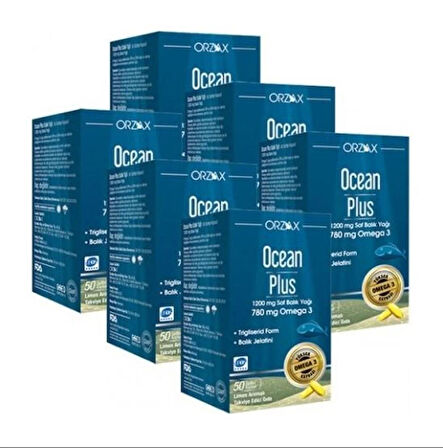 Ocean Plus 1200 Mg Omega-3 Balık Yağı 50 Kapsül