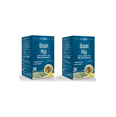 Ocean Plus 1200 Mg Omega-3 Balık Yağı 50 Kapsül