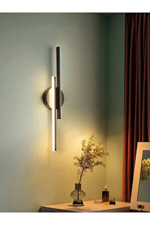 Nova Lighting Dekoratif Banyo Duvar Ayna Tablo Aydınlatması Led Flüt Aplik 3 Renk Modu