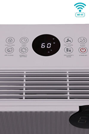 Nemfly Fly10 Akıllı ( Wi-Fi ) Ev Tipi Nem Alma Ve Hava Temizleme Cihazı