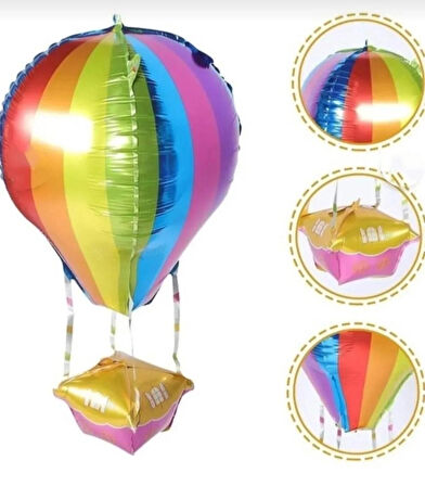 Kapadokya uçan balon GÖKKUŞAĞI renk 30X90 cm