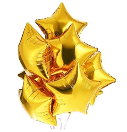Yıldız Folyo Balon Gold 5"
