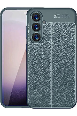 Samsung A16 UyumluDeri Görünümlü Tam Koruma Şık Kılıf Case