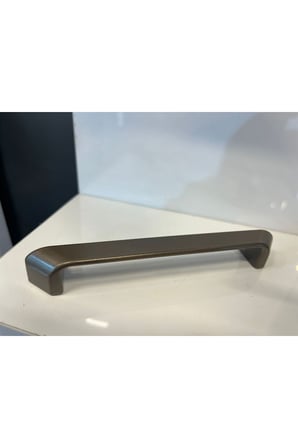 Fold Metal Kulp 128mm Mat Bronz Dolap Kapak Tv Ünite Modern Çekmece Mobilya Komidin Konsol