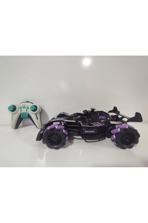 28 Cm 2.4 Ghz Motor Sesli, Buharlı, Yan Giden, 360 Derece Dönen,yüksek Hızlı, Şarjlı Araba (MOR)