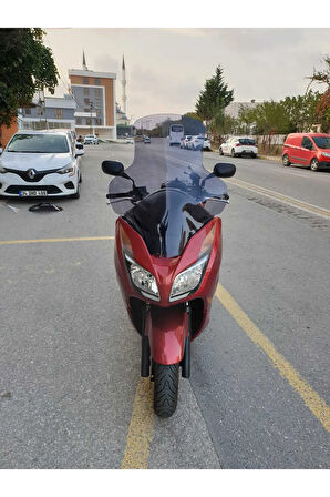 Honda Forza300 Siperlik Ön Cam 2014-2017 Elcikli 78cm Açıkfüme Renkli 4mm UZUN CAM