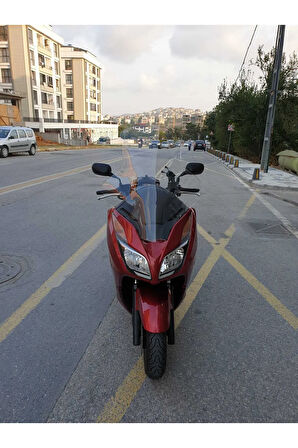 Honda Forza300 Siperlik Ön Cam 2014-2017 Elcikli 78cm şeffaf Renkli 4mm UZUN CAM