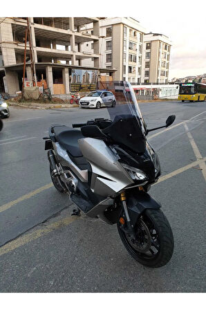 Honda ForzaNSS 750 Siperlik Ön Cam 2021 2023 Model 60cm Açıkfüme Renkli 4mm