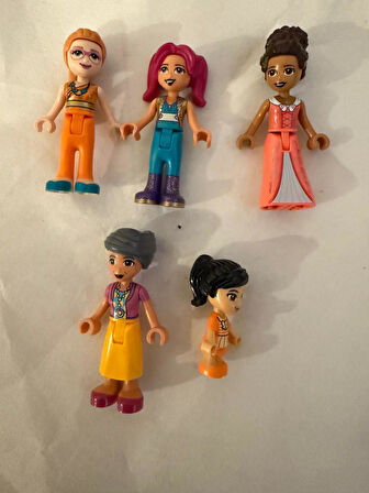 Orjinal Lego Friends Minifigür 5'li Set