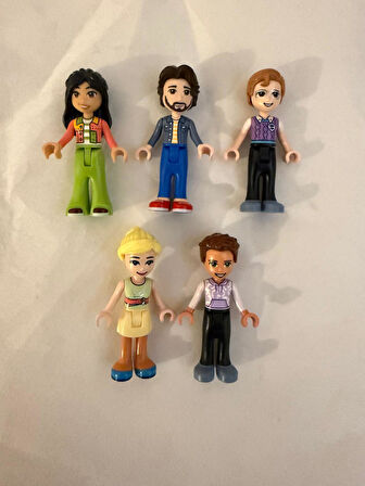 Orjinal Lego Friends Minifigür 5'li Set