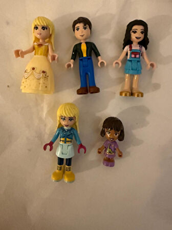 Orjinal Lego Friends Minifigür 5'li Set