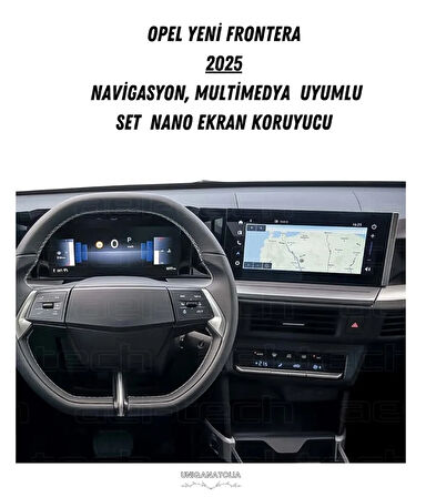 Opel Yeni Frontera 2025 Navigayon ve Multimedya Uyumlu Nano Ekran Koruyucu