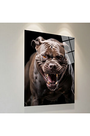 Kurt Cam Tablo | Dayanıklı Temperli Cam | Uluyan Kurt Cam Tablo