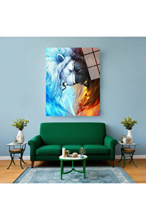 Kurbağa Cam Tablo | Dayanıklı Temperli Cam