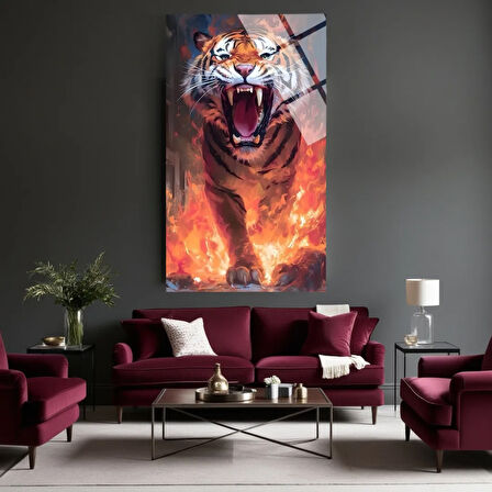 Hayvan Fotoğrafları Cam Tablo | Dayanıklı Temperli Cam