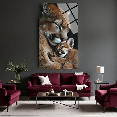 Hayvan Fotoğrafları Cam Tablo | Dayanıklı Temperli Cam