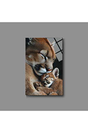 Hayvan Fotoğrafları Cam Tablo | Dayanıklı Temperli Cam