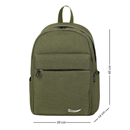 SEYAHAT VE OKUL SIRT ÇANTASI YEŞİL