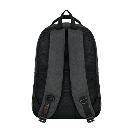 Çok Amaçlı Laptop Dizüstü Bilgisayar Bölmeli Sırt Çantası Siyah