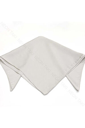 Açık Gri Renk, Fular 11, 57cmx57cm