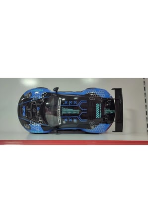 46 Cm 2.4 Ghz Büyük Boy Full Fonksiyon Yüksek Hızlı Şarjlı Drift Araba (MAVİ)