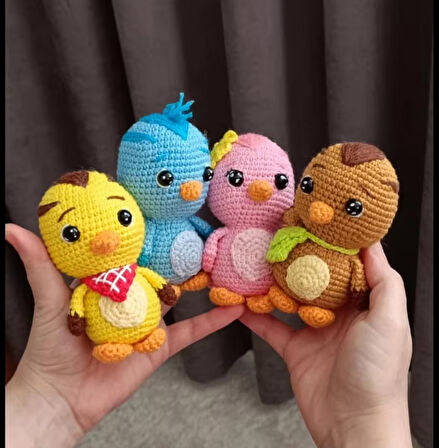 Amigurumi katuri oyuncak kuş sülün katuriler 
