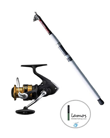 Shimano Fx 4000 Fc & Balza Panorama 270cm Mix Carbon Teleskopik Kamış Olta Seti