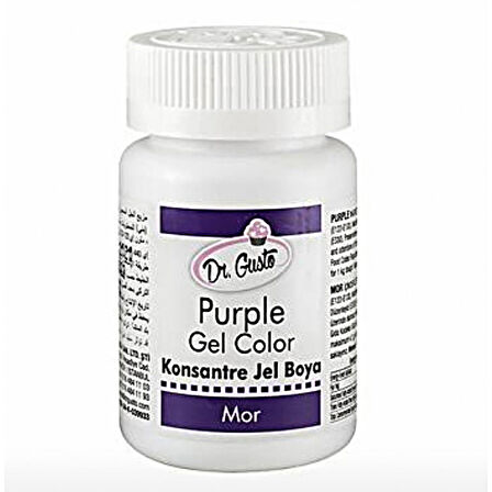 Konsantre Jel Gıda Boyası 30 gr - Mor