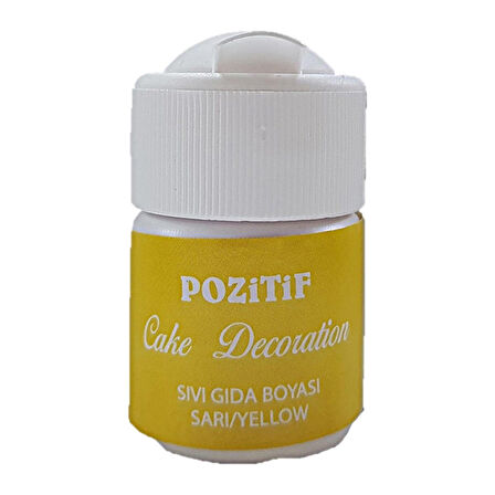 Sıvı Gıda Boyası 20ML - Sarı