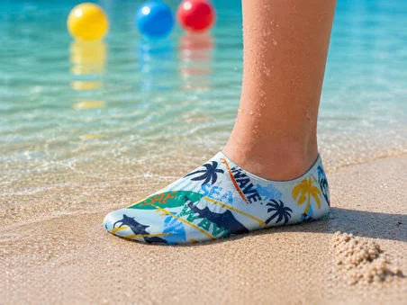 GrippToes Kaymaz Tabanlı Çocuk Deniz Ayakkabısı Çok Renkli 24-26 Beden