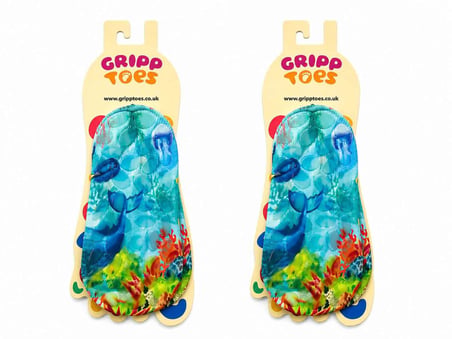 GrippToes Çocuk Deniz & Havuz Çorabı Çok Renkli Beden 27-29