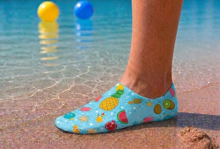 GrippToes Kaymaz Damla Tabanlı Deniz&Havuz Çorabı  B2