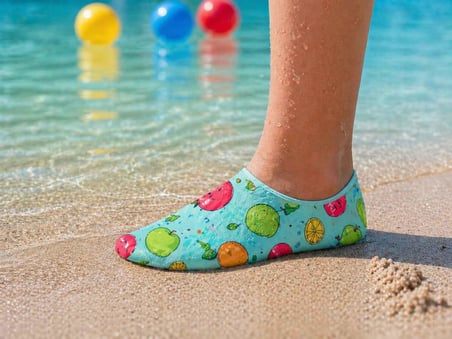GrippToes Kaymaz Damla Tabanlı Deniz&Havuz Çorabı D1