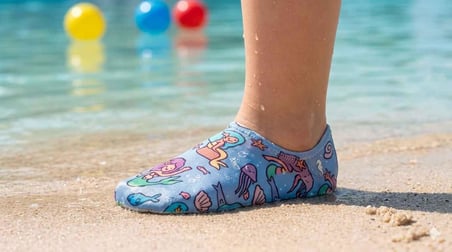 GrippToes Kaymaz Damla Tabanlı Deniz&Havuz Çorabı E1