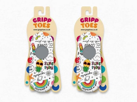 GrippToes Kaymaz Damla Tabanlı Deniz&Havuz Çorabı F2