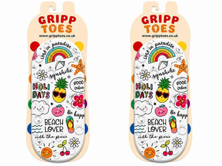 GrippToes Kaymaz Damla Tabanlı Deniz&Havuz Çorabı F2