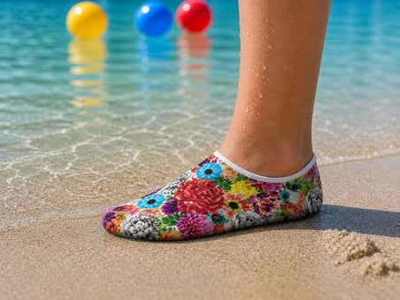GrippToes Kaymaz Damla Tabanlı Deniz&Havuz Çorabı  I2