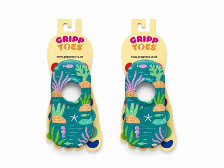 GrippToes Kaymaz Damla Tabanlı Deniz&Havuz Çorabı  K1