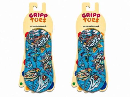 GrippToes Kaymaz Damla Tabanlı Deniz&Havuz Çorabı  L1