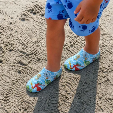 GrippToes Kaymaz Damla Tabanlı Deniz&Havuz Çorabı  M1