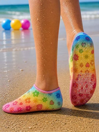 GrippToes Kaymaz Damla Tabanlı Deniz&Havuz Çorabı  N1