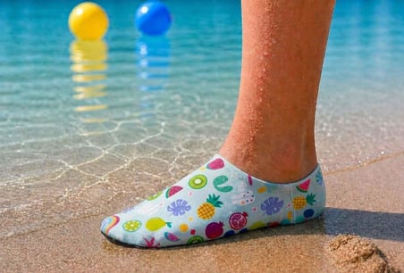 GrippToes Kaymaz Damla Tabanlı Deniz&Havuz Çorabı  V1