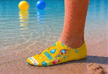 GrippToes Kaymaz Damla Tabanlı Deniz&Havuz Çorabı  W1