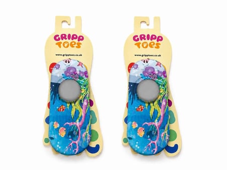 GrippToes Kaymaz Damla Tabanlı Deniz&Havuz Çorabı  X1