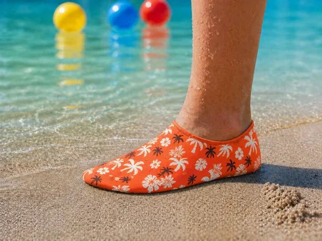 GrippToes Kaymaz Damla Tabanlı Deniz&Havuz Çorabı  L2