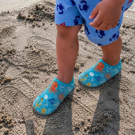 GrippToes Kaymaz Damla Tabanlı Deniz&Havuz Çorabı  N2