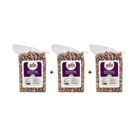 GİLA Bi’kıtırdat Natürel Fındık 1000 g x 3