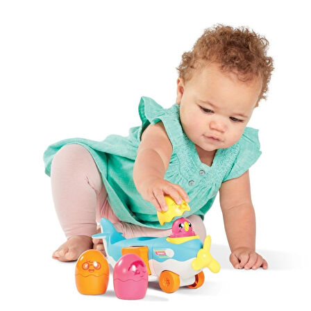73147 Tomy, 2si1 arada Uçak ve Saklambaçlı Yumurtalar, 12-36 ay