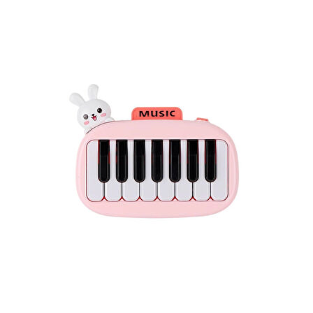 8896-1B 88 Tavşanlı Işıklı Müzikal Piano - 1 Adet Fiyatıdır